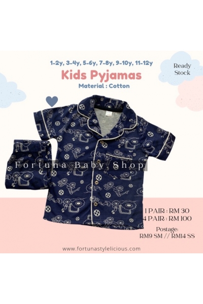 Pyjamas TRACTOR (DARK BLUE) Pyjamas TRACTOR (DARK BLUE)